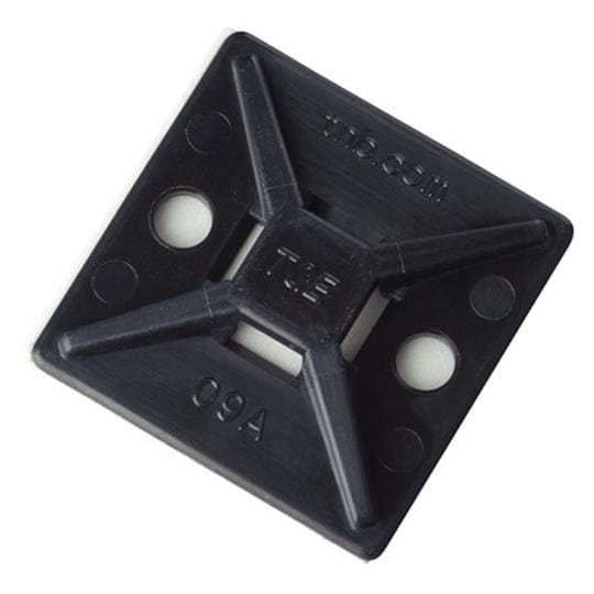 Thomas and Betts - ADH. BASE 19x19mm BLACK REF.1844253/36