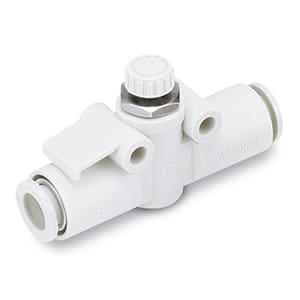 SMC AS Series In-line Speed Controller 4 mm Connection