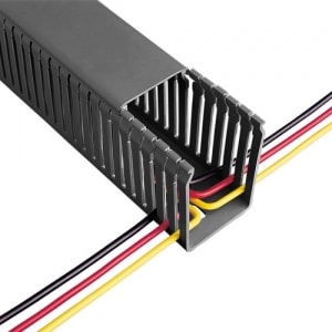 Betaduct 100H x 50W PVC Narrow Black