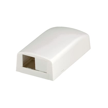 Panduit Surface Mount Box, 2 Port, Arctic White