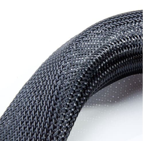 Cablecraft 6MM BRAIDED SLEEVING BLACK (100M)