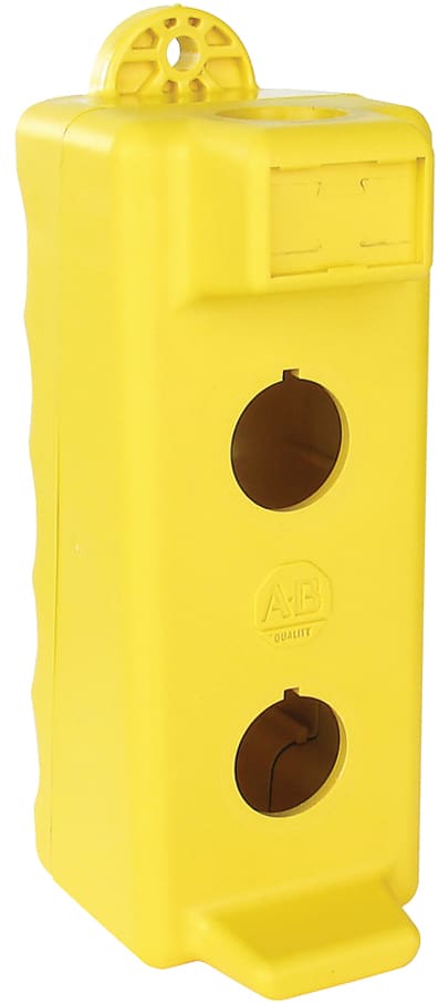 Allen-Bradley PENDANT STATION 1 HOLE IN FACE (YELLOW)