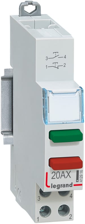 Legrand - Cx3 2 P.button 1no+1nc 20ax