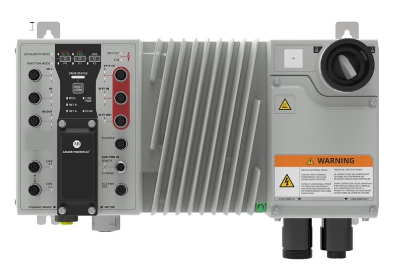 Allen-Bradley Armor PowerFlex VFD Safety Version IP66 Type 4/12 480 V 50/60 Hz 3HP /2.2 kW
