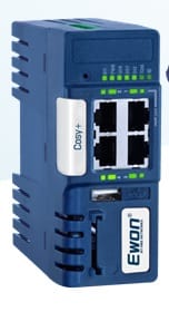 eWON EWON Cosy+ industrial VPN gateway. WAN/LAN Ethernet. 24V DC.