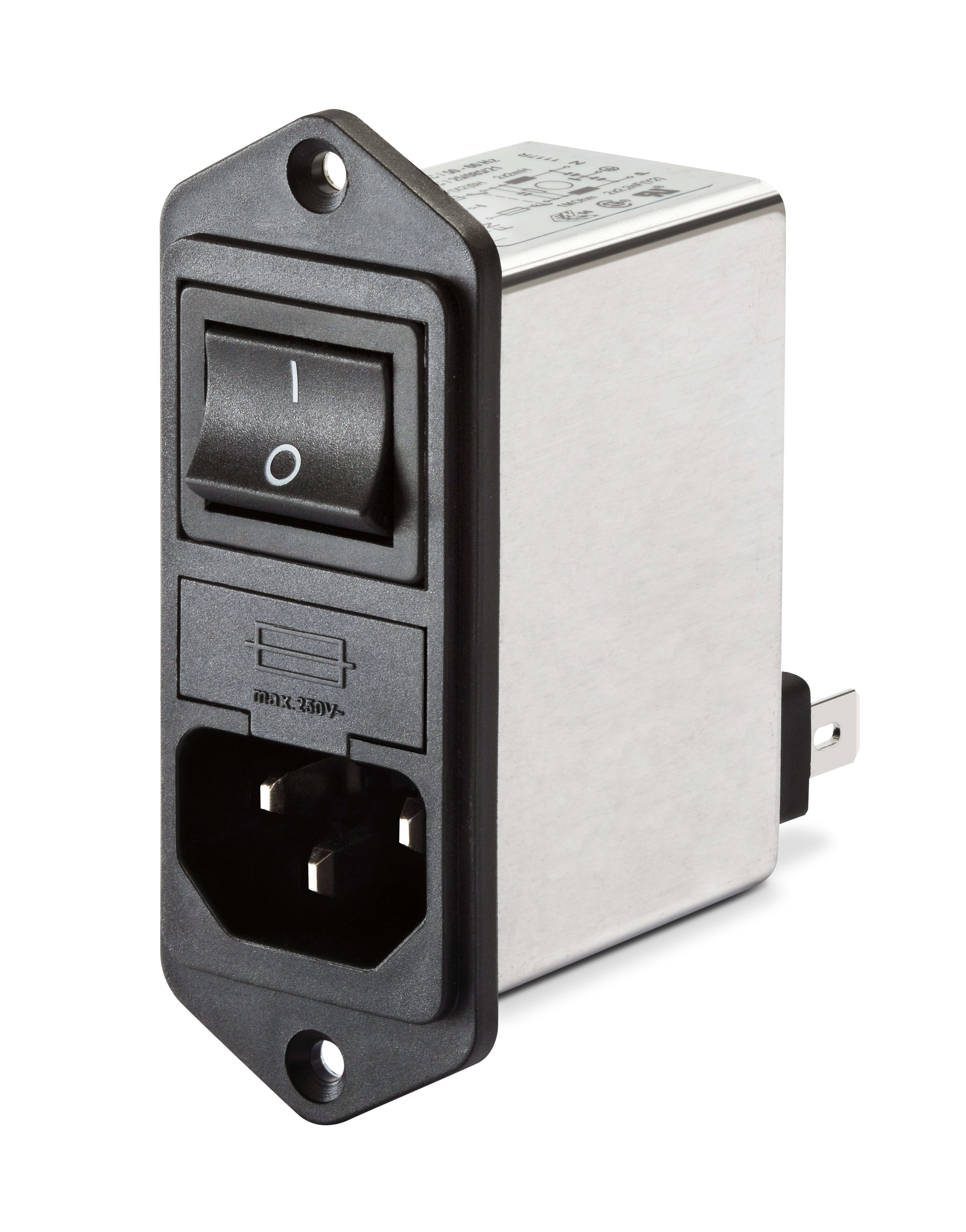 Schaffner IEC Inlet Switch Fuse Ready Wired