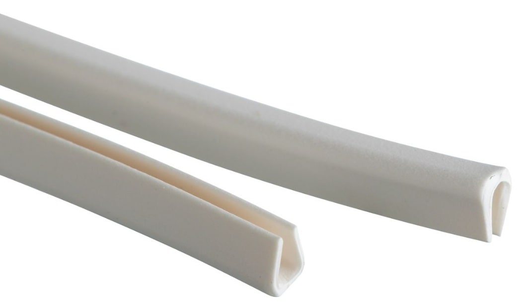 Panduit Solid Grommet Edging Natural 100 feet length