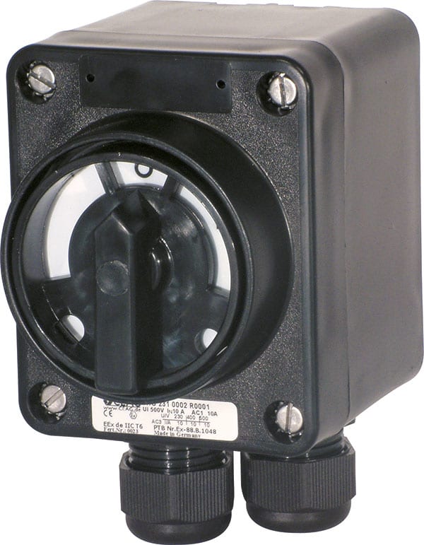 Crouse-Hinds SWITCH 4 POLE SAFETY ISO EEXDCIIC