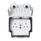 MK - 2G 13A RCD SOCKET 30MA PASSIVE