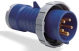 MK - MK 16AMP 2P+E PLUG IP67 BLUE
