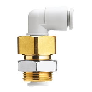 SMC KQ2 Series One-Touch Fitting Long Elbow 10 mm Tube 1/8" BSP Male