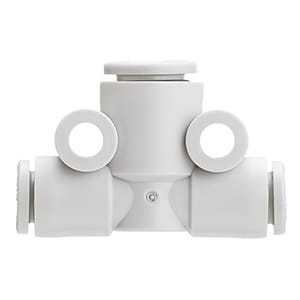 SMC KQ2 Series One-Touch Fitting Tee 6 mm to 8 mm Tube 1/8" BSP Male