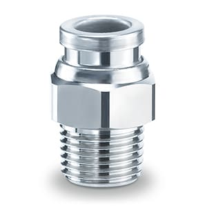 SMC METRIC SIZE BRASS ONE-TOUCH FITTING