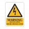 Cablecraft 80X100MM WARNING ISOLATE SUPPLY (PK5)