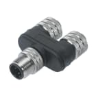 Molex - Y SPLITTER M12 MALE 2 M8 FEM