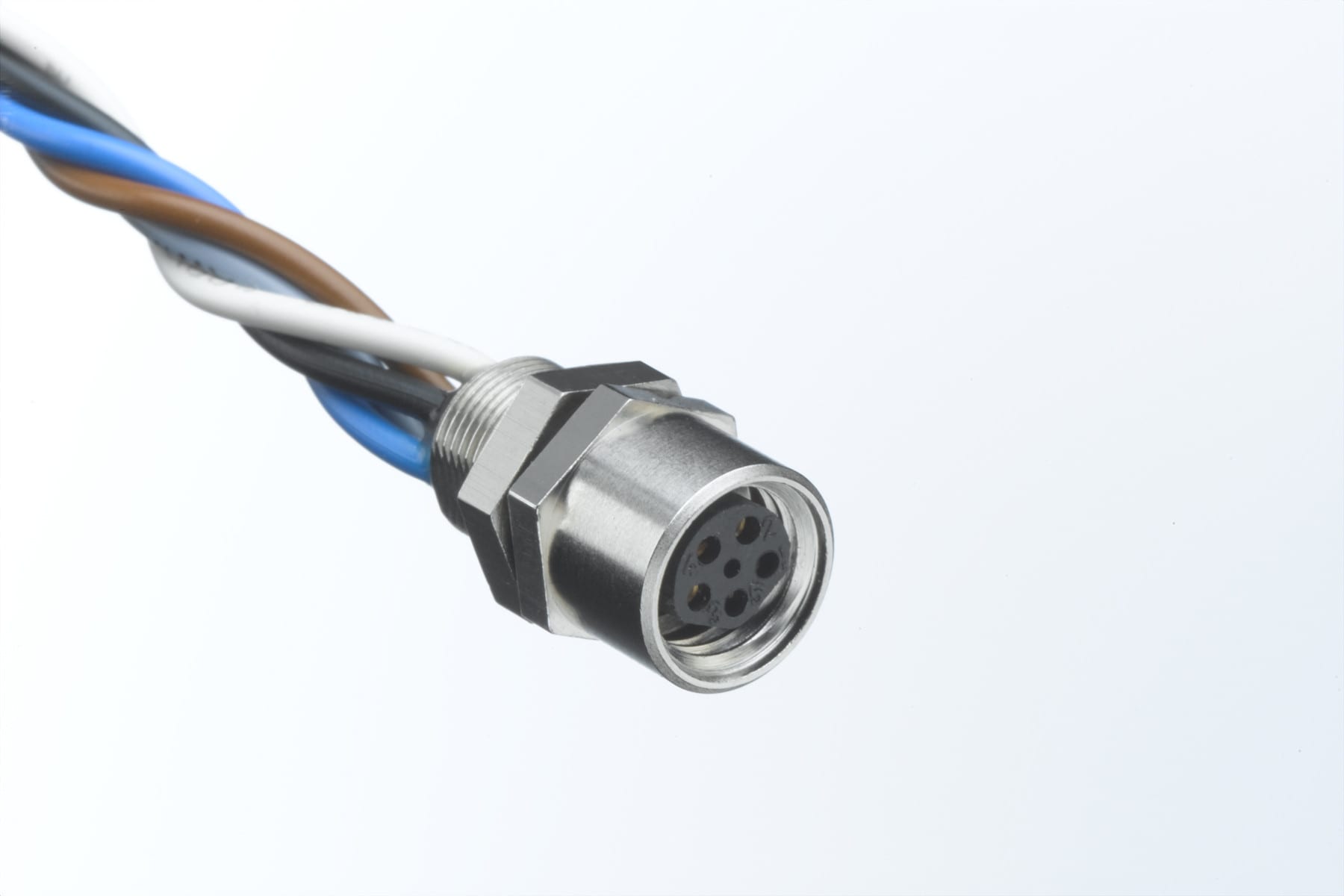 Molex - M8-4P-RECFem-BACK-0.2M