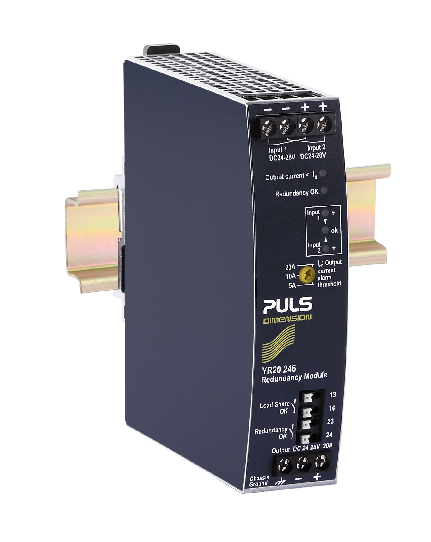 Puls 24VDC 20A, REDUNDANCY MODULE DIN PSU