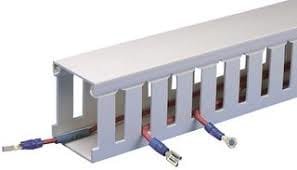 Panduit Wide Slot Duct, PVC, 2"x4"x6',WH,6ft