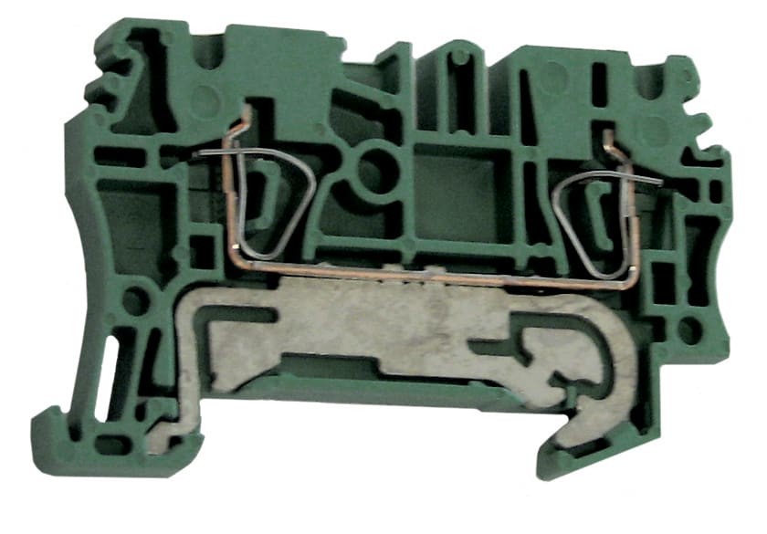 Allen-Bradley Ground Spring Clmp T/L Blk 6mm GRE/YEL