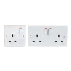 MK - MK K2747WHI SOCKET DP 2G 13A