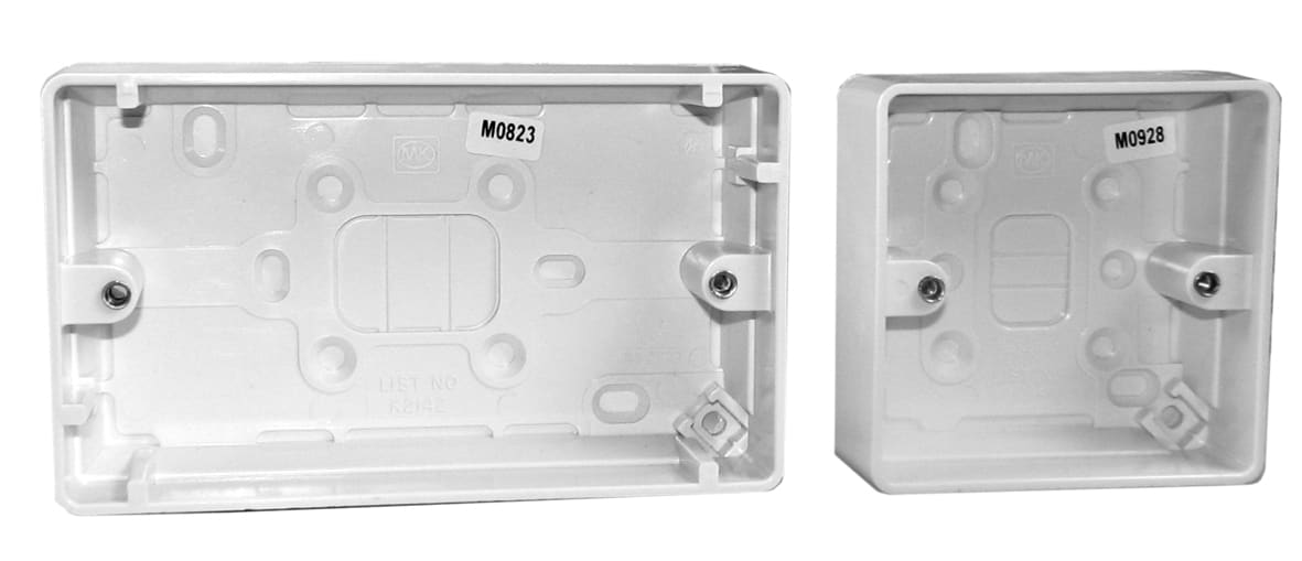 MK - MK K2140WHI Box 1G 30MM Surface Moulded