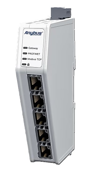 HMS Anybus Communicator PROFINET I/O Device to Modbus-TCP Server