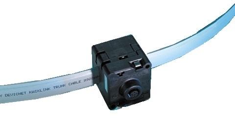 Allen-Bradley Dnet Cable, Grey, Thin, 50Mtr Drum