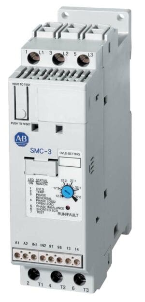 Allen-Bradley SMC-3 19A 200-480V Control 85-265VAC