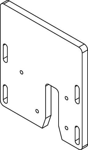 Guardmaster Mounting Bracket, Sliding Bolt, TLS-GD2