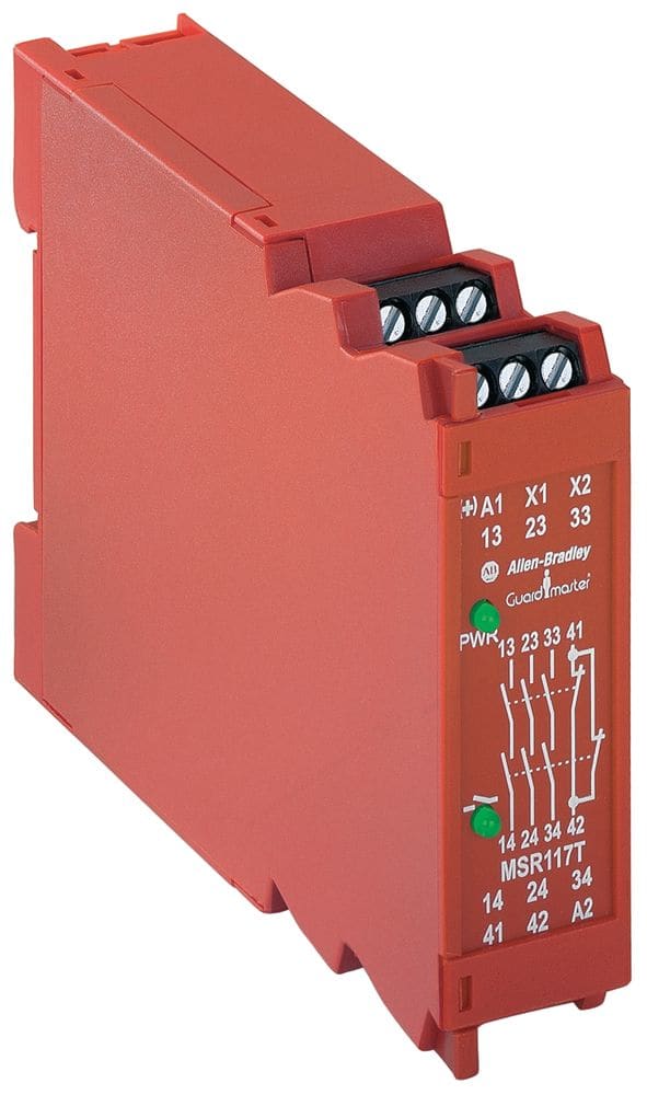 Guardmaster Safety Relay,MSR117T,24V AC/DC,Auto/Manu