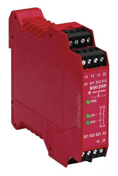 Guardmaster Safety Relay,MSR125HP,24VDC,Removable