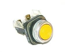Allen-Bradley PUSH BUTTON HD MOM CONTACT YELLOW