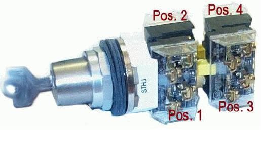 Allen-Bradley - SWITCH SEL CYL LOCK 2 POSITION (1NO 1NC)