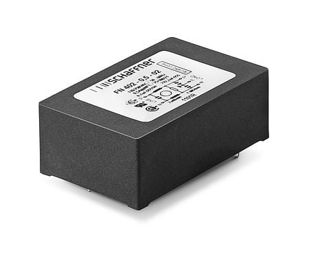 Schaffner PCB Mount Filter 250VAC, 1A, H 16.5mm
