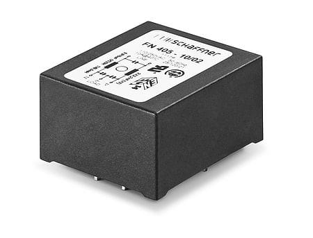 Schaffner PCB Mount Filter 250VAC, 0.5A, H 19.5mm