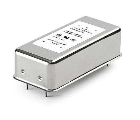 Schaffner PCB Mount Filter 250VAC, 2-Stage, 1A