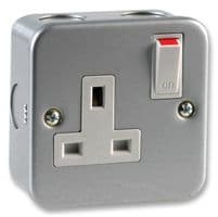 MK - MK K2977ALM Socket 1G 13A Surface