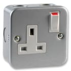 MK - MK K2977ALM Socket 1G 13A Surface