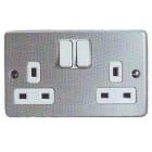 MK - MK K2946ALM Socket 2G 13A Surface