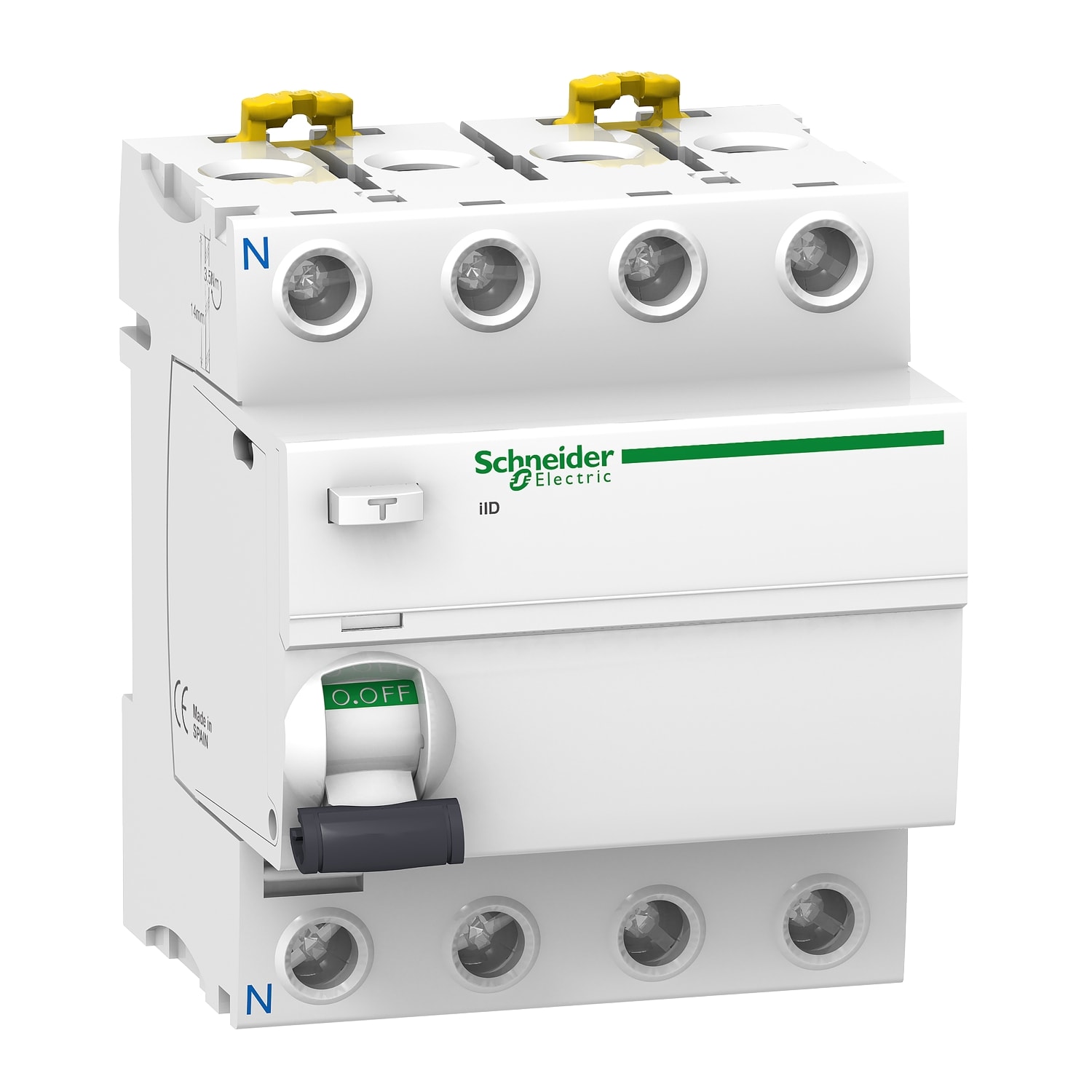 Merlin Gerin - Acti9 iID 4 Pole 100 A Residual Current Circuit Breaker (RCCB)