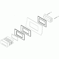Red Lion GEMINI TO 1/8 DIN PNL KIT