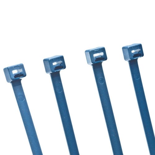 Cablecraft 100X2.5 METAL CON CABLE TIE BLUE(PK=100)