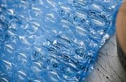 Ocean blue bubble wrap
